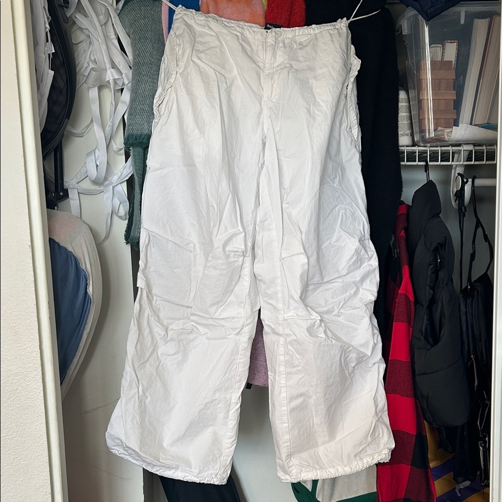 White Parachute/Balloon/Snow Pants